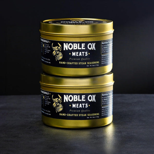 Noble Ox Hand-Crafted Meats Seasoning for Steak, Chicken, and Veggies 6 oz