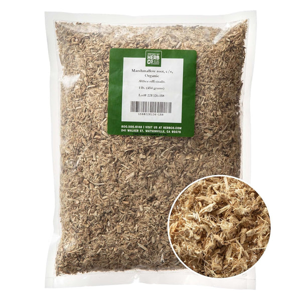 Organic Marshmallow Root, by Herb Co, Mix in Tea Blends, Mortification, Hack,