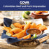 Pack 2 (35.2 oz Goya Pre-Cooked White Corn Meal for Cooking, of Bags) Authentic Masa Harina for Arepas, Empanadas