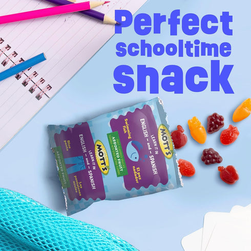 Pack, Gummies, 40 Count 32 oz Mott's Assorted Fruit Snacks Family Gluten Free Made with Fruit & Veggie Juice, Good