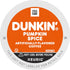 10 Count (Pack 6) Dunkin Pumpkin Spice Coffee, Limited Edition Fall Coffee, K Cup Pods , Boxes