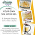 Sea Moss | WILDCRAFTED | 2.5 oz Makes 64 oz of Gel | Raw + Non GMO | Sundried | MINERAL RICH | Saint Lucia Sea Moss |