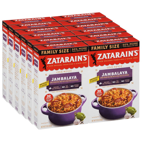 Zatarain's Family Size Jambalaya, 12 oz (Pack of 12)