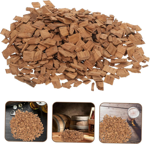 1 Pack DECHOUS Oak Chips Wine Making Equipment French Oak Wood Chips Wine Brewing Supplies Wine Making Supplies French