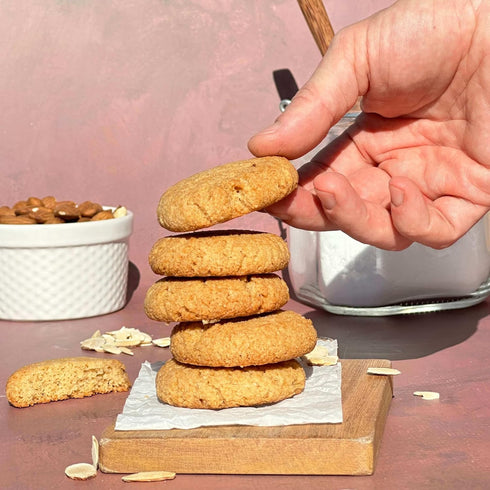 4.85OZ (Pack 1) Almond Cookies, Sugar Free, Dairy Free, Gluten Free, Low Carb, Low Calories, Flche Healthy Treats