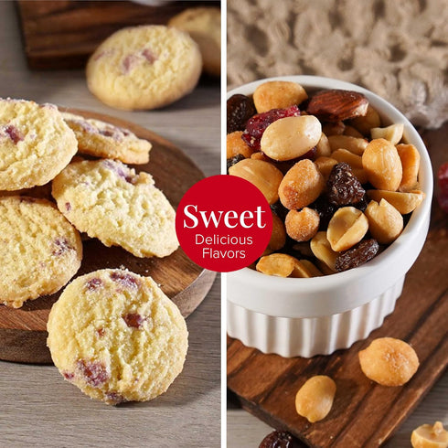 Broadway Basketeers Happy Birthday Gift Box - Gourmet Delight - Curated Snack Box - Sweet and Savory Treats for Parties