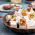 4.4oz (Pack 1), Hazer Baba Turkish Delight Pistachio Candy, of Gourmet Snack Box, Traditional, Vegan Snack, Turkish