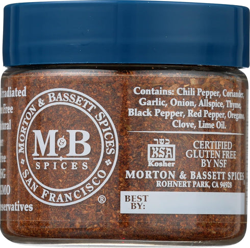 Morton & Bassett Jerk Seasoning, Non GMO, Gluten Free, 1.2 Ounces (Pack Of 3)