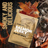 Omega-3 3/2oz Pack Kaimana Jerky Wild Caught Salmon Jerky - Organic Gourmet Smoked Dried Fish Strips Rich in & Protein