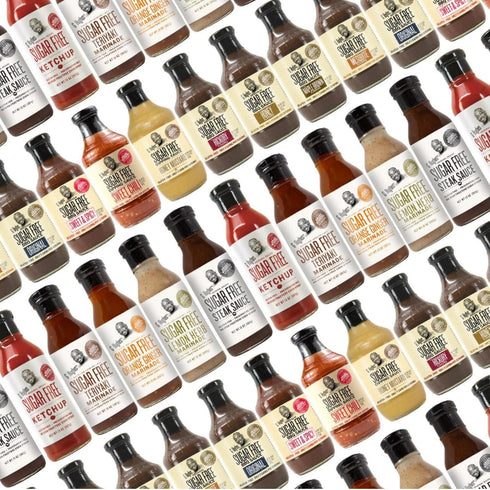 18 Oz, 18 Oz, 13 Oz (3 Pack) G Hughes Sugar Free, BBQ Sauces & Ketchup Bundle - Original Sugar Free BBQ Sauce - Hickory