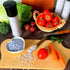 400g 80+ Ancient Blue Salt Coarse with Grinder Minerals, High Potassium, Lower Sodium Unprocessed, Hand-Harvested