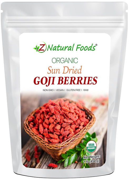 Organic Goji Berries - Premium Quality - Raw Sun Dried - Perfect