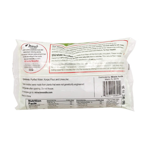 7 Miracle Noodle, Fettuccini Shiratake, Ounce