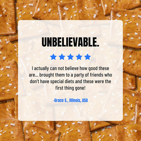 (Pack 6), 4 oz Every Body Eat Gluten Free Pretzels, Sea Salt Pretzel Thins Grain Free, Vegan Snacks, Dairy Free, Seed