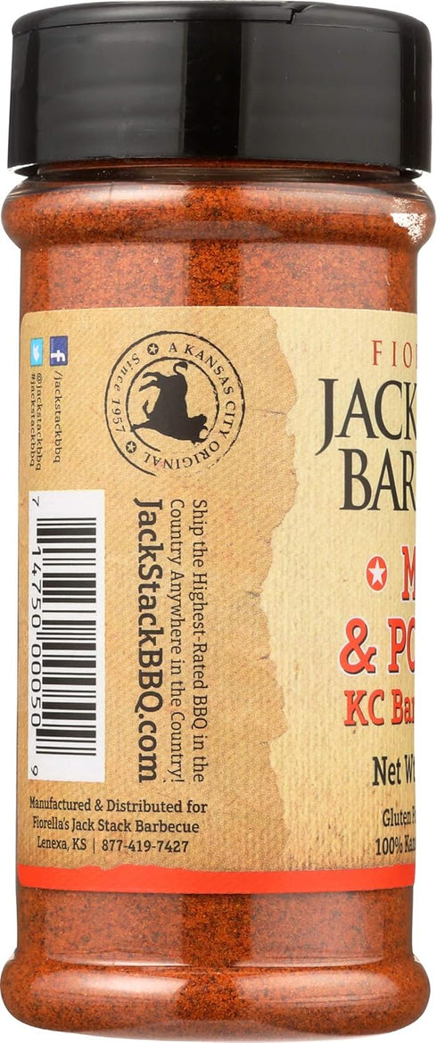 FIORELLAS JACK STACK BBQ Meat & Poultry BBQ Rub, 7 OZ