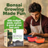 6 HOME GROWN Bonsai Tree Kit Heirloom Varieties with Unique Pots DIY Bonsai Starter Kit for Adults & Beginners