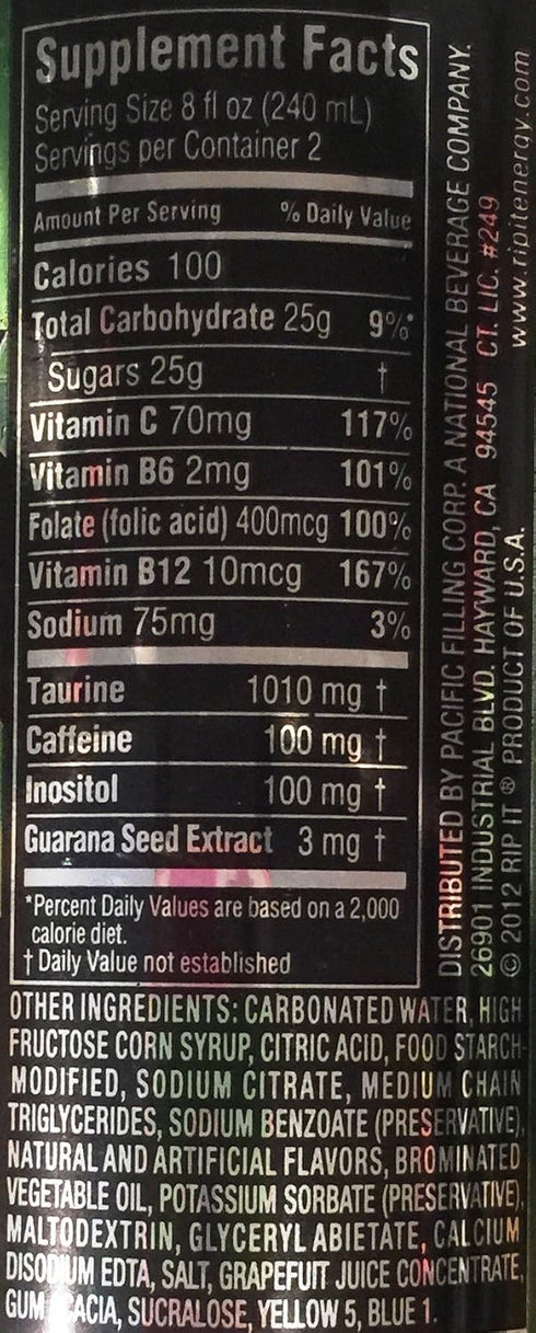TAOindustry 16 oz (16 Rip It Energy Drink Variety, Cans)