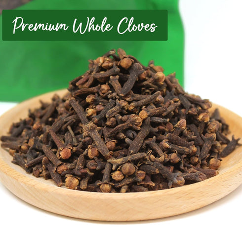 NPG Premium Whole Cloves Buds 4 Ounces - Strong Aroma and Flavor for Tea, Baking, and Potpourri