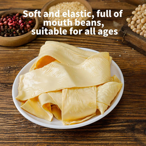 Generic 276g/9.73oz 2 Packs Tofu sheets, Tofu Skin, Containing Protein, Vegetarian Dried Bean Skin Mixed With Cold