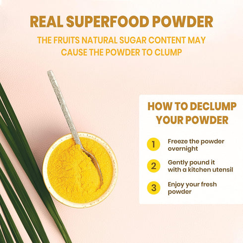 Jungle Powders Passion Fruit Powder Organic Raspberry Powder Bag Bundle, Freeze Dried Passion Fruit Puree Powder