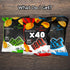 Pack 40 Count (0.8 oz Popped Chip Snack Bulk Box of Individually Wrapped Popped-Style Chips Each) Assembled by Bussin