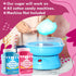 Under the Sun Products (2 Pack, 2 lb (2 Pack 2 lb Cotton Candy Floss Sugar Pink Vanilla & Blue Raspberry Each) |