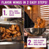 5 Oz Kosmos Q Kickin Cajun Wing Dust, Spicy Creole Chicken Wing Seasoning For Chicken, Fish, Popcorn & More, Sweet