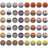 InfuSio Flavored Coffee Pods Variety Pack 48 Count, 12 Gourmet Medium Roast