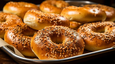 RawJoy Pack 12 Fresh New York Everything Mini Bagel by | Delicious Fresh Everything