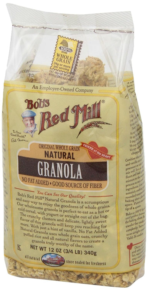 12 (Package Bob's Red Mill Classic Whole Grain Granola, Ounce May Vary)