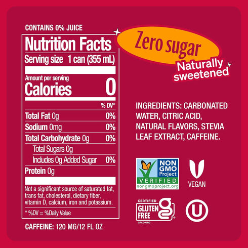 12 Oz (Pack 2) Zevia, Drink Energy Mango Ginger, Fl