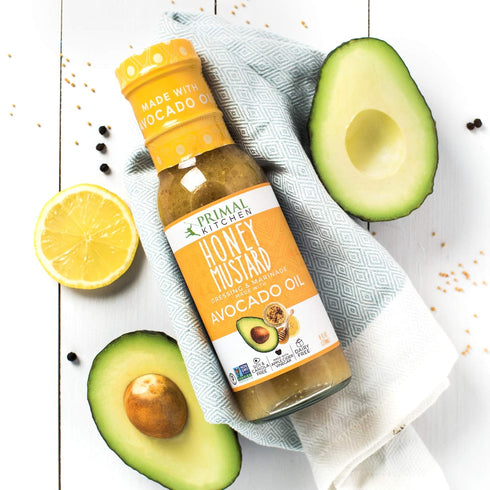 Pack Primal Kitchen Ranch, Greek, and Honey Mustard Salad Dressing & Marinade Variety made with Avocado Oil