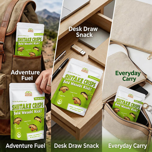 Robust Shiitake Mushroom Snack Chips