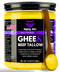 Higley Boo Premium Ghee & Beef Tallow for Cooking 100% Animal-Based Cooking Oil |