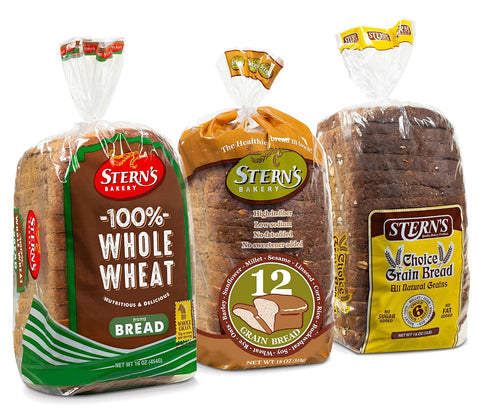 Whole Grain Bread | Sandwich Bread | 3 Flavor Variety Bundle |