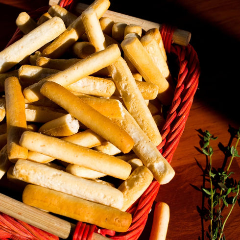 5.29 4 Packs Snacktery Mini Breadsticks Original Grissini, All Natural Italian Breadsticks, Non-GMO Ounce