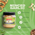 4.5 oz Garland Food Minced Garlic in Jar in Olive Oil Made in the USA Minced Garlic in Olive Oil Ready to Use