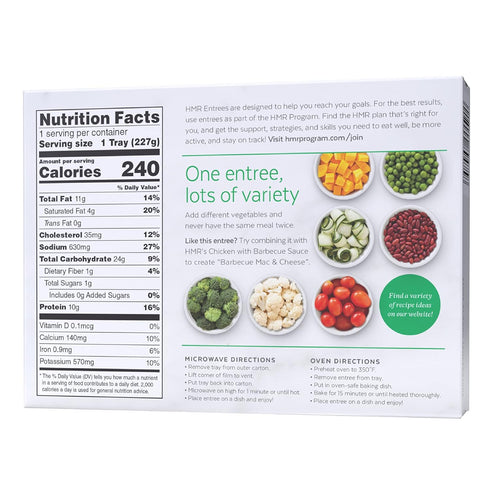 Pre-packaged 10g 8oz Pack 6 HMR Creamy Mac and Cheese Entre | Lunch or Dinner to Support Weight Loss | Ready to Eat |