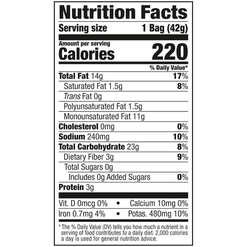 1.5 Oz (Pack 24) Kettle Brand Potato Chips, Krinkle Cut, Salt & Fresh Ground Pepper Kettle Chips