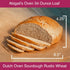 Abigails Oven 3 1 34 oz Fresh Sourdough Bread San Francisco Bakery Style Dutch Oven Rustic Wheat Hand-made Ingredient