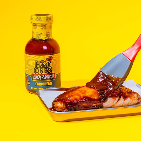 Pack Set Hot Ones BBQ Sauce Trio - Variety - Gift - Original, Smoked Serrano, Caribbean