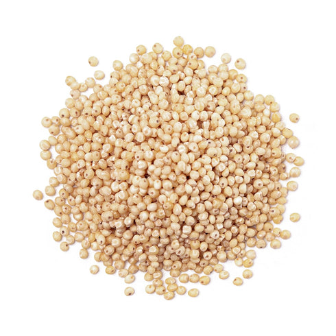 1 Food to Live Gluten Free Organic Whole Grain Sorghum, Pound Non-GMO White Groats. Raw Milo Seeds. Vegan, Bulk