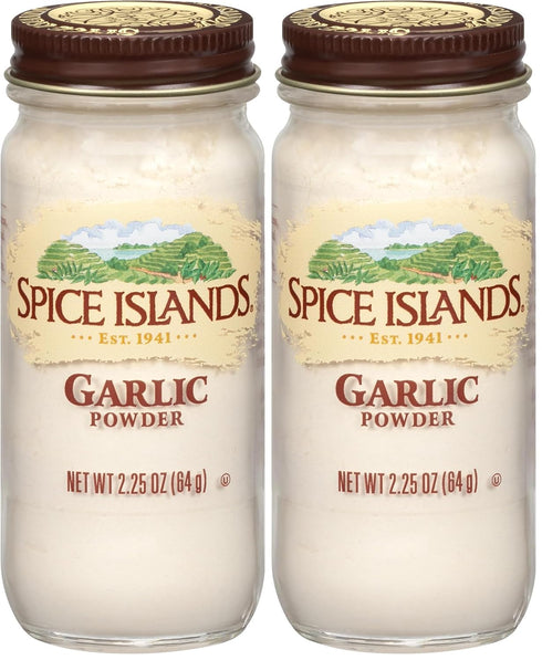 Spice Islands Garlic Powder, 2.25 Ounce (Pack of 2)