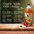 (1/16oz Mother Earth, Organic Apple Cider Vinegar with The Mother, Fresh Pressed Organic Apples, OACV, ACV, Raw