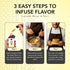 8 Dolce Flav Butter Extract Ounce Water-Soluble Kosher, Sugar-Free, Concentrated Imitation Butter Flavor for Baking