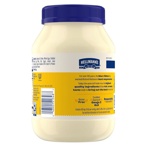 Hellmann's Pack 15 30 OZ Real Mayonnaise of Tub for Foodservice Made with quality ingredients