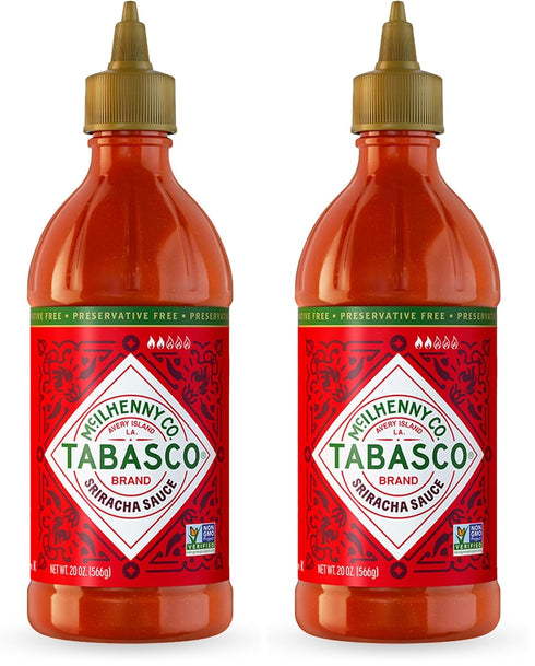 TABASCO Brand Sriracha Sauce, Medium Hot Sauce, Easy-to-Squeeze Bottle, Thai-Style with Louisiana