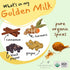 3.5 oz, Organic Golden Milk Turmeric Powder with Ginger - All Natural, No Added Sugar, Great for Golden Milk Lattes