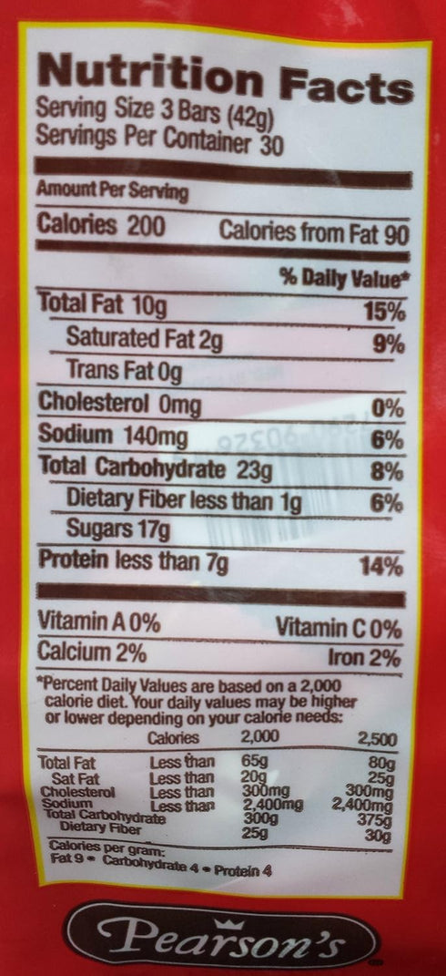 90 Count Pearson's Salted Nut Roll, Bite Size