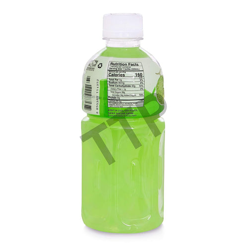 6 Pack Mogu Mogu Juice with Nata De Coco, Melon Flavored
